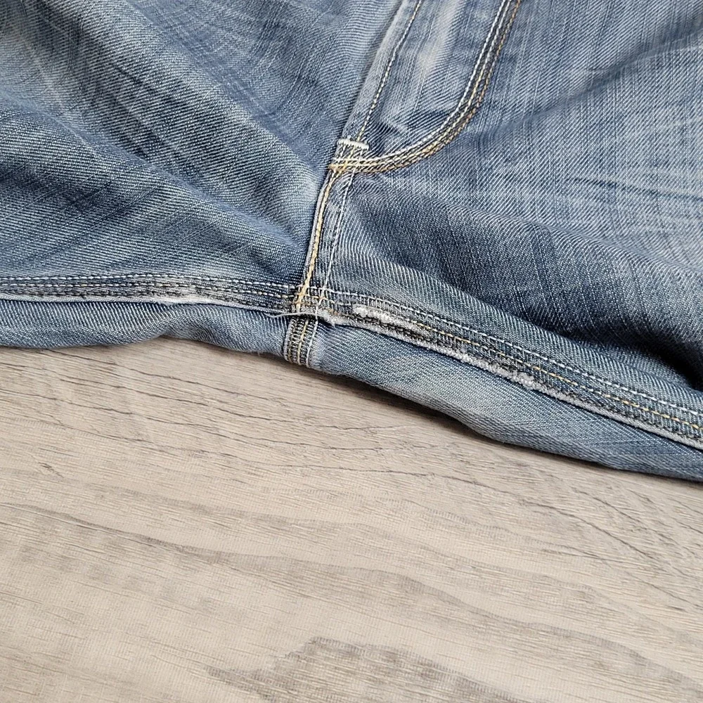 👖VTG Levis 514 Jeans Men's 33x29 Slim Straight Denim Rear Button Flap Pockets‎